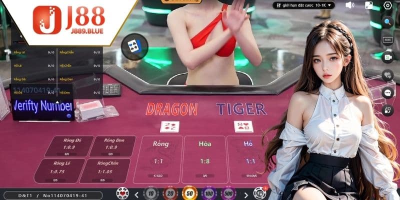 Rồng hổ J88 được người chơi yêu thích tại nhà cái 